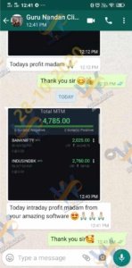 Today (28-10-2020) intraday profit madam, from your amazing software