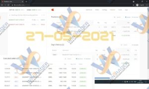 Rs. 1.2 Lakhs profit made in bank nifty expiry day trading with wintrader on 27-05-2021