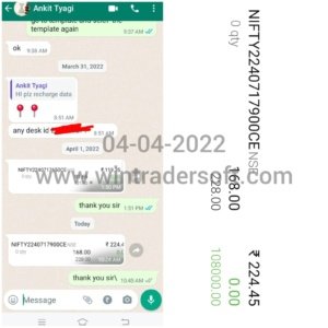 1.08 Lakhs Profit made today in NIFTY Option BUY