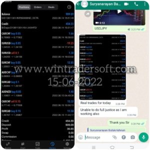 Real Trades for Today and Today's (15-06-2022) My Profit is USD 36.65