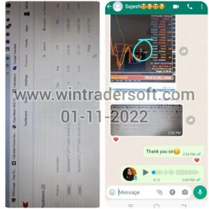 Thanks to WinTrader, Rs.4,527/- profit made in BANKNIFTY Option