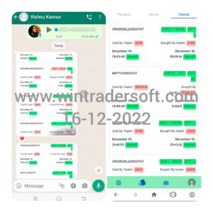 Rs.2,748/- profit made with the support of Wintrader
