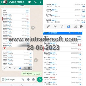 USD 31 profit made in FOREX trading , thanks to Wintrader team